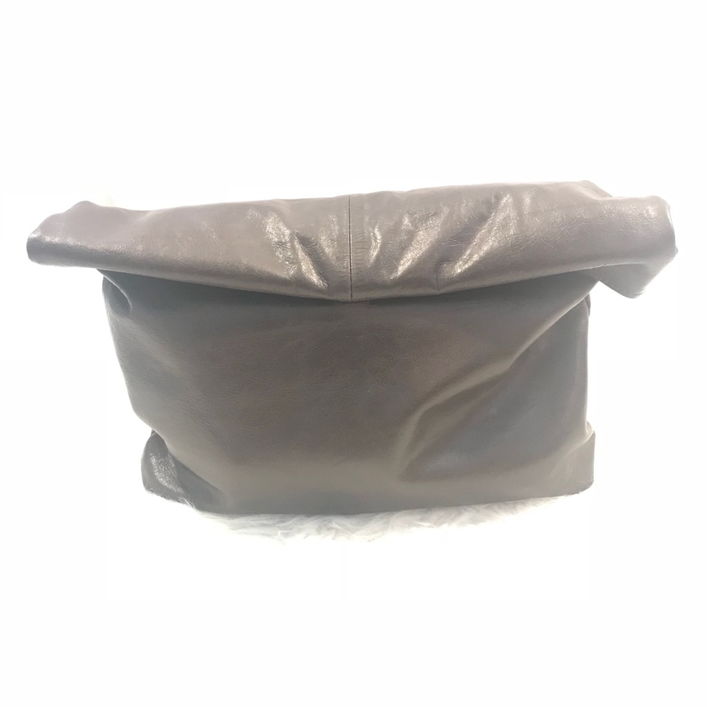 Envelope Roll Leather Clutch